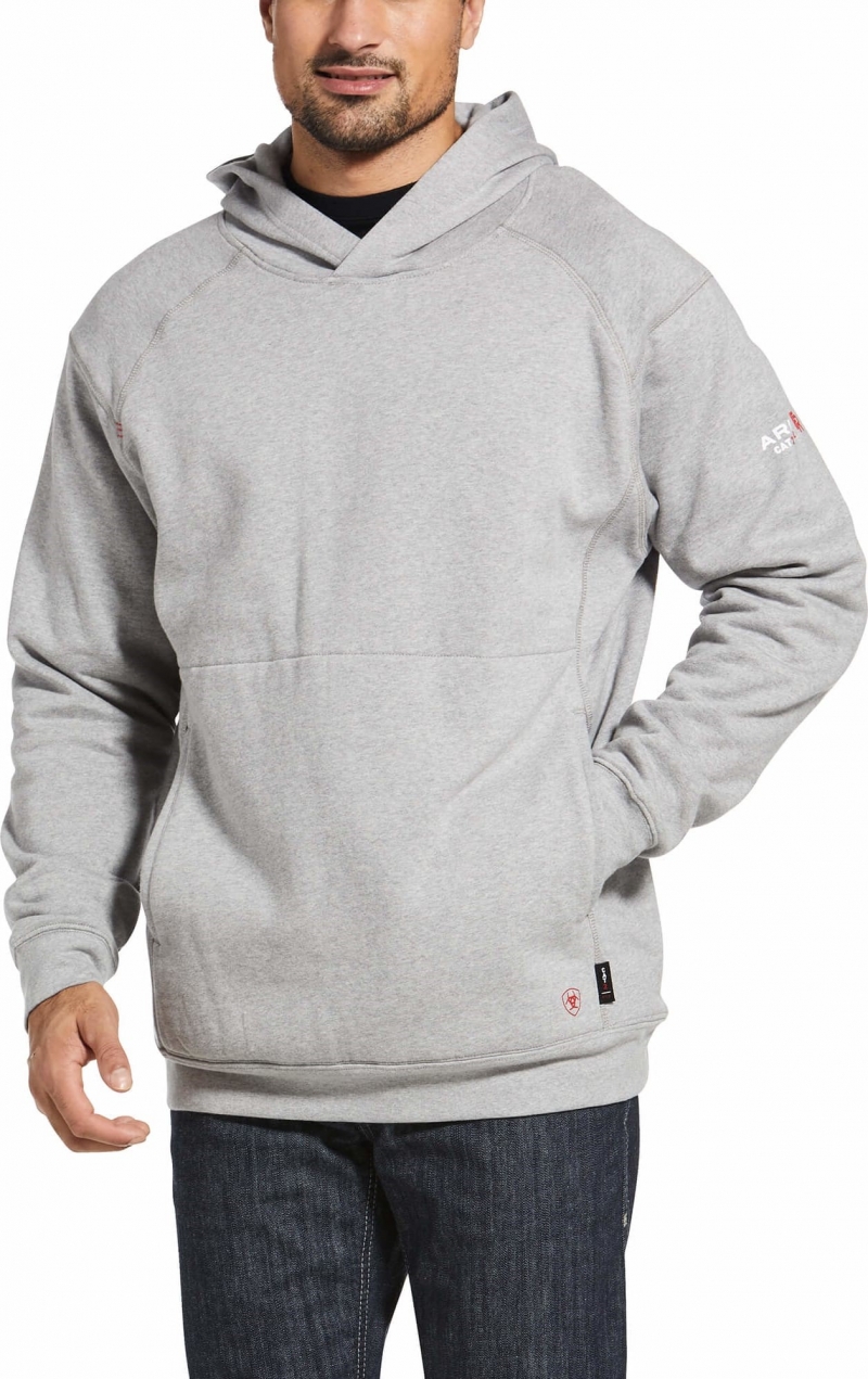 Ariat FR Rev Pullover Hoodie - Silver Fox Heather